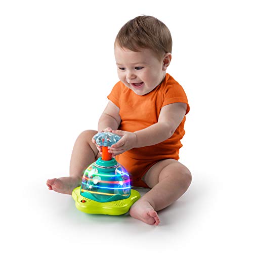 Bright Starts Press & Glow Spinner Musical Baby Toy, 2 Pack