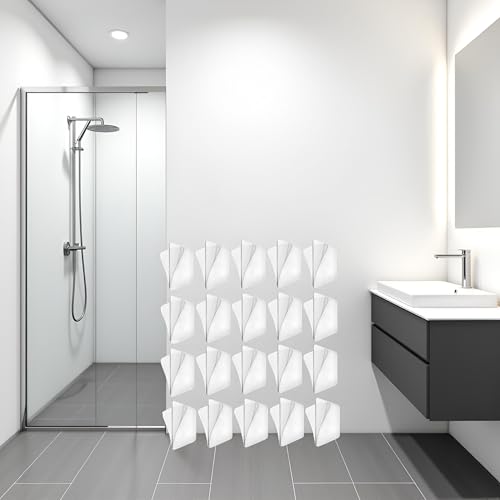 Tustao 10Pcs Wall Mounted Adhesive Pads for Shower Caddy & Storage Racks