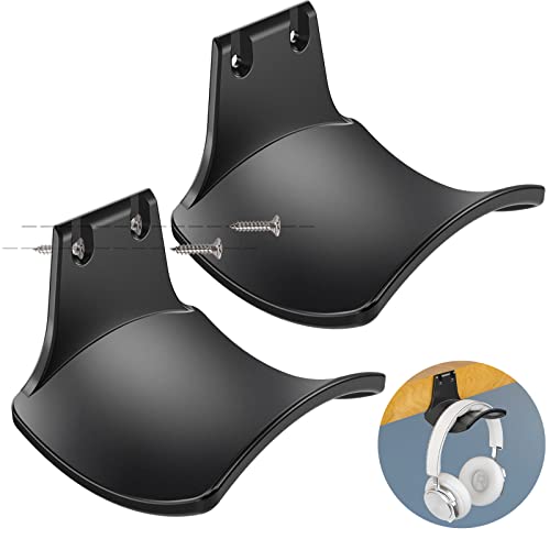 2-Pack Headphone Wall Mount Hook Hanger for All Headsets