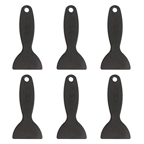 6-Pack Ergonomic Plastic Scraper Tools for Vinyl Wraps & Decals