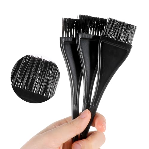 4 Pcs Hair Dye Brushes with Soft Bristles and Tapered Tips for Root and Detail Work