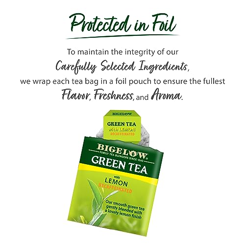 Bigelow Decaffeinated Green Tea with Lemon - 120 Tea Bags