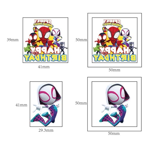 Spider-Man Temporary Tattoos for Kids 20 Sheets Waterproof Party Favors