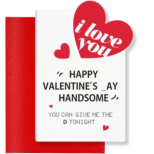 Funny Valentine's Day Card Gift for Him - Husband & Boyfriend