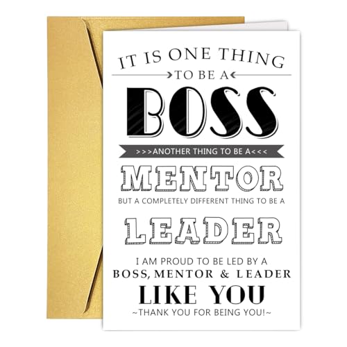 Funny Boss's Day Card - Humorous Gift for Boss & Leader