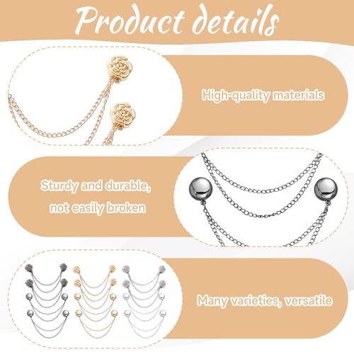 24 PCS Clothing Cinch Clips - Multi-Function Hem Pins for Shirts & Pants