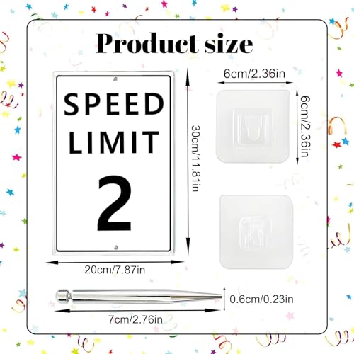 Speed Limit 2 Race Car Birthday Sign - Acrylic Wall Art Decor