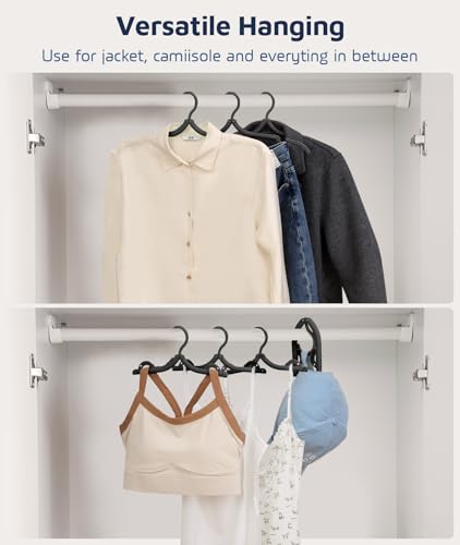 20-Pack Foldable Travel Hangers for Clothes - Compact & Durable