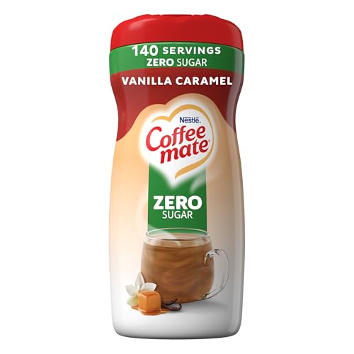 Coffee-mate Vanilla Caramel Sugar Free Powder Coffee Creamer (Pack of 6, 10.2 oz)