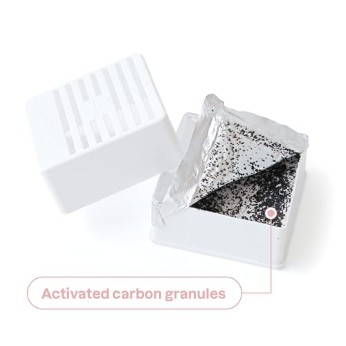 ATTITUDE Natural Odor Eliminator, Activated Carbon Air Purifier - Small