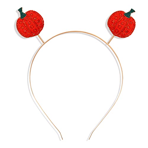PHALIN Thanksgiving Fall Headband Enamel Pumpkin Turkey Hair Accessory