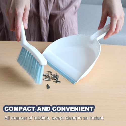 NBGYTECH Mini Broom and Dustpan Set - Portable Cleaning Solution
