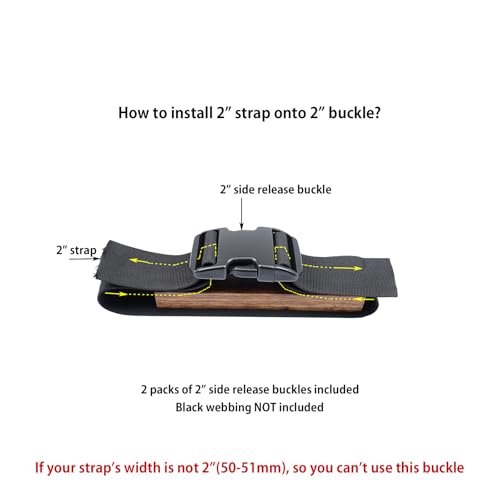 Heavy Duty Plastic Side Release Buckles & Strap Clips Replacement