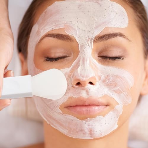 Xelsluthe 3 Pcs Silicone Face Mask Applicator Mini Spatula Brush Set