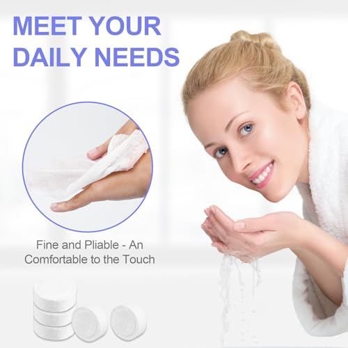 100PCS Disposable Towel, Compressed Towels, Coin Paper Towel, Portable Compressed Towels Sheet For Home Beauty Travel Camping Outdoor Activities