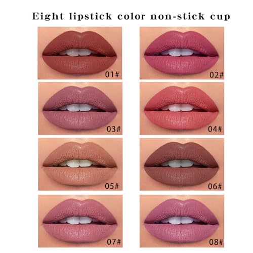 2-in-1 Matte Liquid Lipstick & Lip Liner Pen - Waterproof Longwear Nude