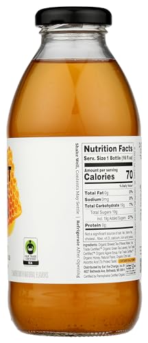 Just Ice Tea Organic Honey Green Tea - 16 Fl Oz
