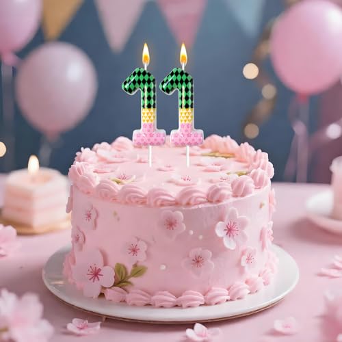 Anime Birthday Number 11 Candle - Comic Book Themed Decoration