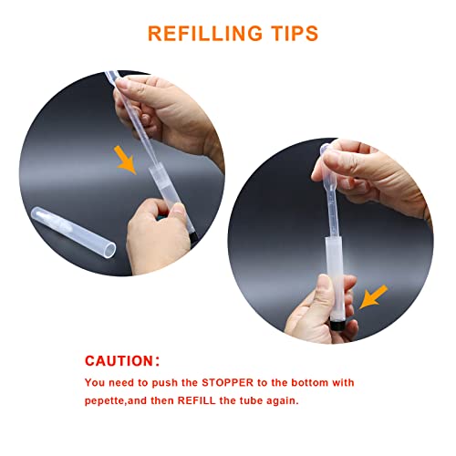 URGINO Refillable Cuticle Oil Pen - 3 Pack 6ml Reusable Nail Oil Applicator