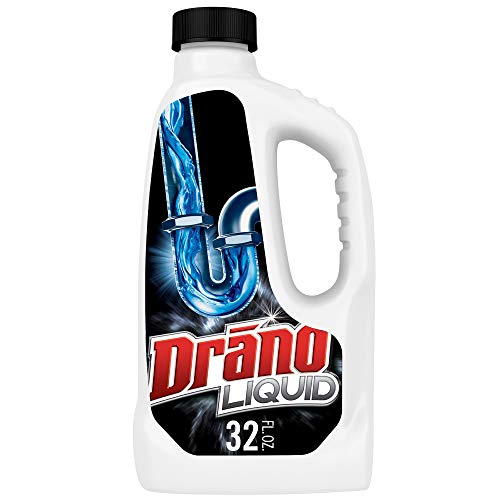 Drano Liquid Drain Cleaner & Clog Remover 32 oz for Hair & Soap Scum
