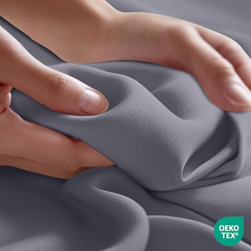 Utopia Bedding Twin XL Flat Sheet Grey Ultra Soft Breathable Hotel Quality