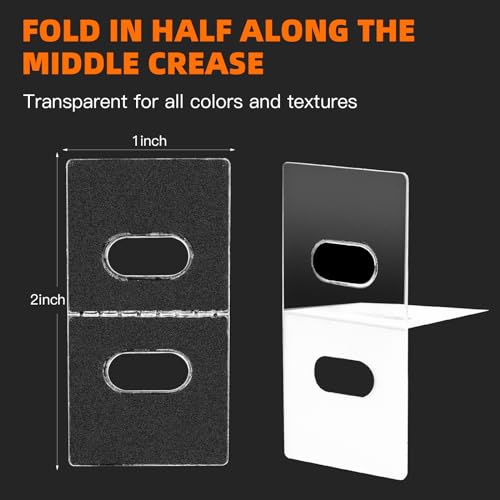 Vertical Blind Repair Kit - 60 Clear Tabs for Easy Fixes