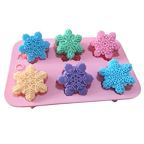 Christmas Snowflake Silicone Mold Tray for DIY Baking Chocolate Candies
