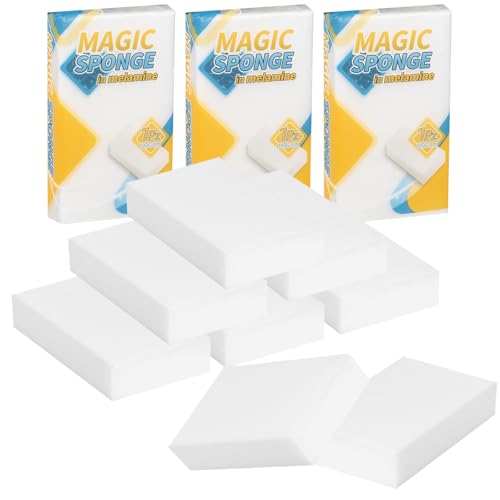 Magic Sponge Eraser Cleaning Sponges - Set of 10 Multi-Surface Scrubbers