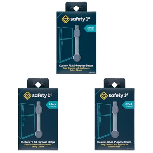 Safety 1st Custom Fit All Purpose Strap - 2 Count (Pack of 3)