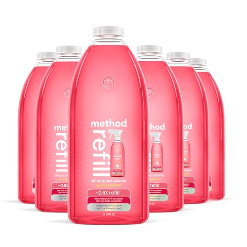 Method All-Purpose Cleaner Refill, Pink Grapefruit, 68 fl oz - 6 Pack