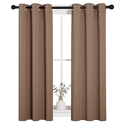 NICETOWN Blackout Curtains - 29x45 Inch Thermal Insulated Drapes (Set of 2)