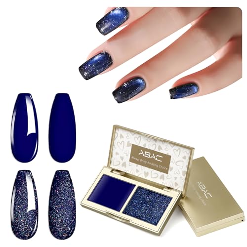 ABAC 2 Color Solid Gel Polish Palette for Ombre and Gradient Nail Art