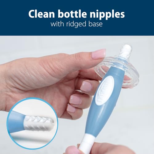 Dr. Brown's Blue Baby Bottle Brush - 1 Pack, Nipple & Bottle Cleaner