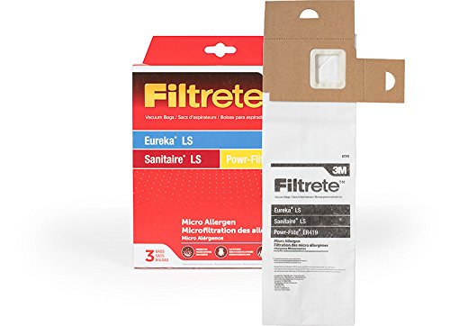 3M Filtrete Eureka Style LS Micro Allergen Vacuum Bags (Pack of 3)
