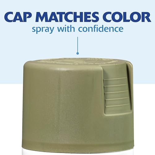 Rust-Oleum Painter's Touch 2X Satin Oregano Spray Paint, 12 oz (Pack of 4)