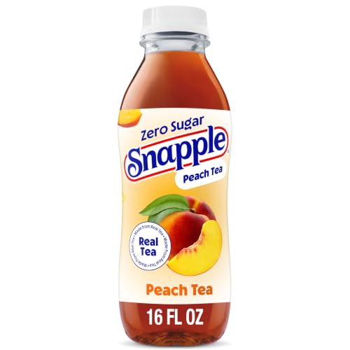 Snapple Zero Sugar Peach Tea - 16 fl oz Recycled Bottle