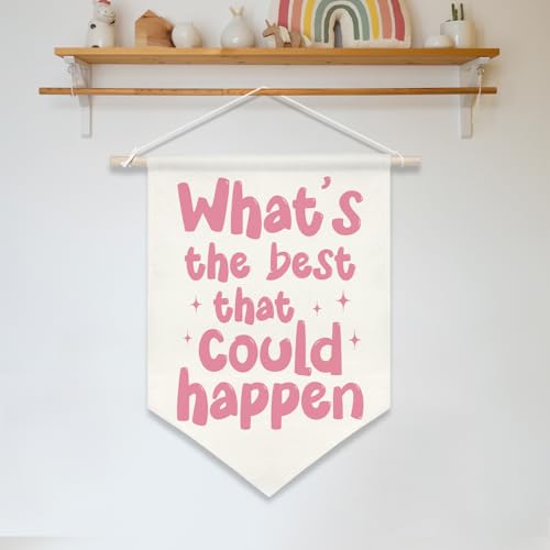 ZTGDA Motivational Quote Canvas Wall Banner KD06 - Teen Girl Room Decor
