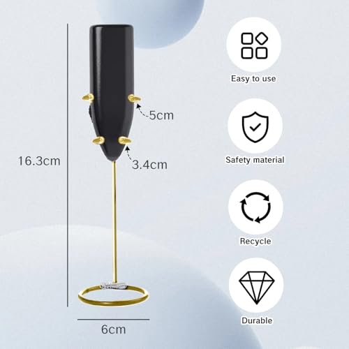 YAFIYGI Stainless Steel Milk Frother Stand - Space-Saving Design