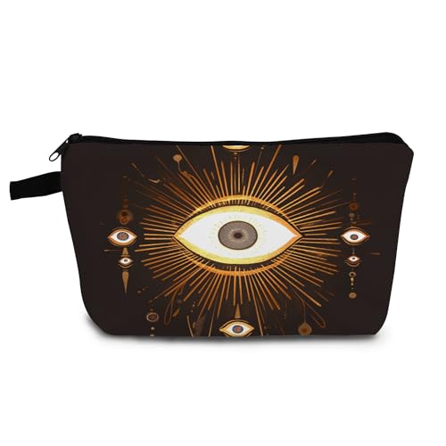 Evil Eye Cosmetic Bag Small Makeup Pouch Cute Toiletry Organizer
