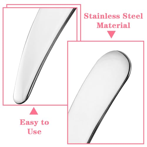 6pcs Mini Stainless Steel Makeup Spatula Set for Skincare