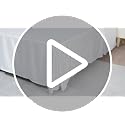 Utopia Bedding Queen Bed Skirt Beige 16-Inch Drop Pleated Under-Bed Storage