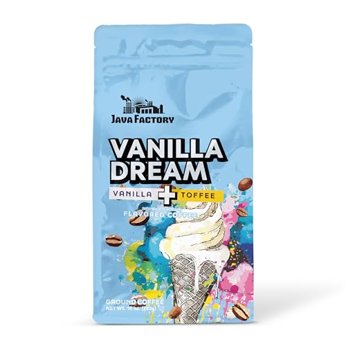 Java Factory Vanilla Dream Flavored Ground Coffee - 10 Oz