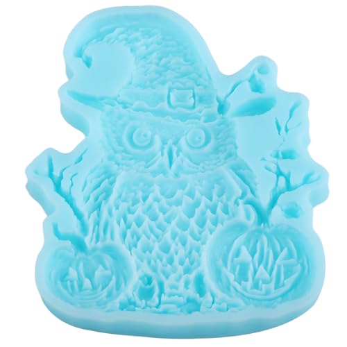 Halloween Owl Pumpkin Silicone Fondant Mold for Cake Decorating