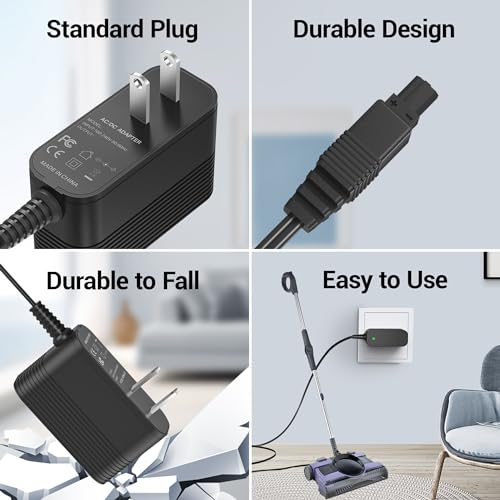 11V Vacuum Charger for Shark V2945Z V2950 Carpet Sweeper Replacement Power Adapter