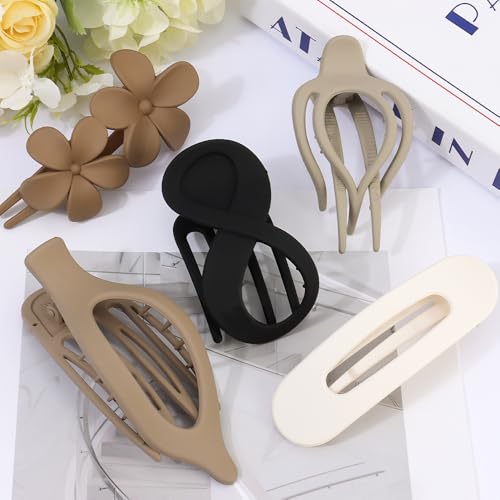 AOPRIE Hair Claw Clips for Women 5 Pack - Large & Medium Non-Slip