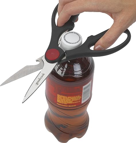 GoodCook Gourmet Kitchen Scissors with Bottle Opener, Stainless Steel