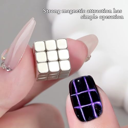 MOLILON 27-Piece Cat Eye Nail Magnet Wand Set for Gel Polish