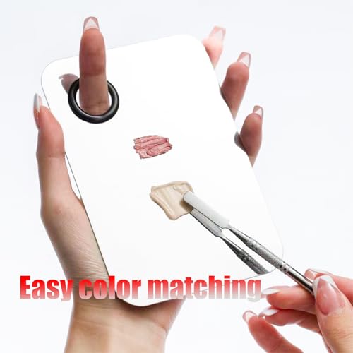Makeup Mixing Palette with Spatula and Foundation Brush Set
