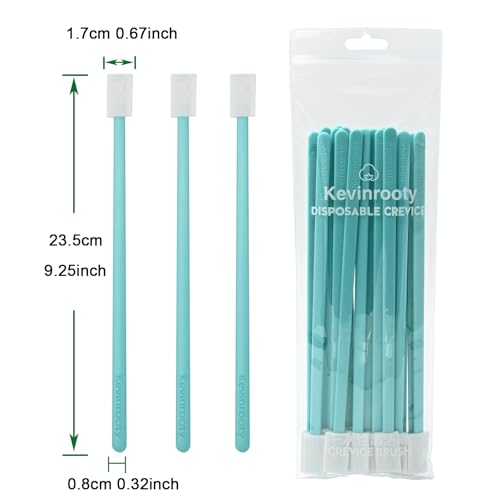 20-Piece Disposable Crevice Cleaning Brush Kit for Home and Bathroom