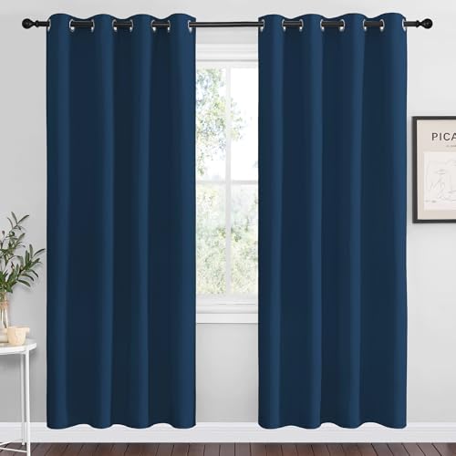 NICETOWN Moroccan Blackout Curtains - 55" x 78" Thermal Insulated Panels